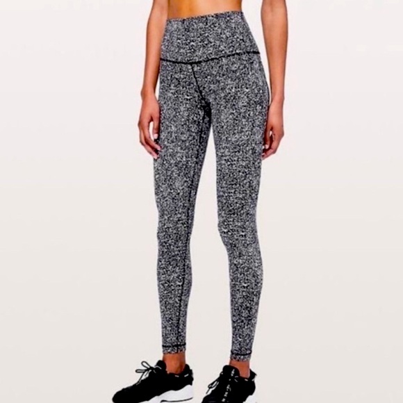 Lululemon/Wunder Under HR splatter Leggings/4 - Picture 2 of 9